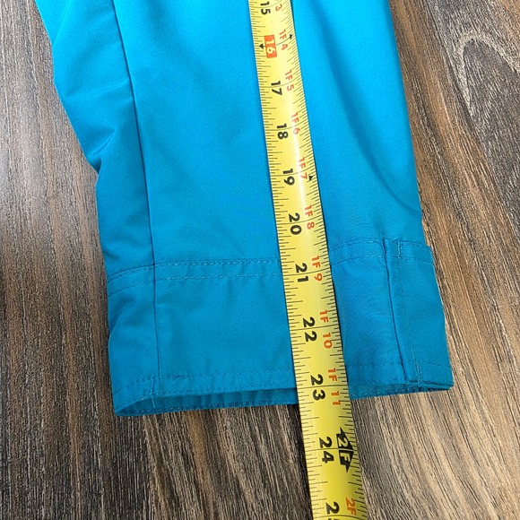 Weather Tamer Women's Teal Blue Trench Coat Belted Water Resistant Size 1X - Picture 4 of 10